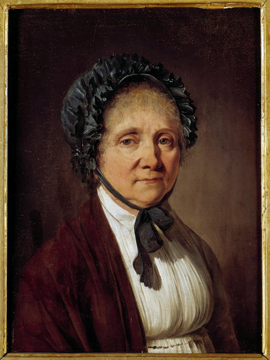 Porträtt av Madame Nicolas Vincent Arnault, mor till författaren Antoine Vincent Arnault Målning av Louis Leopold Boilly av Louis Leopold Boilly