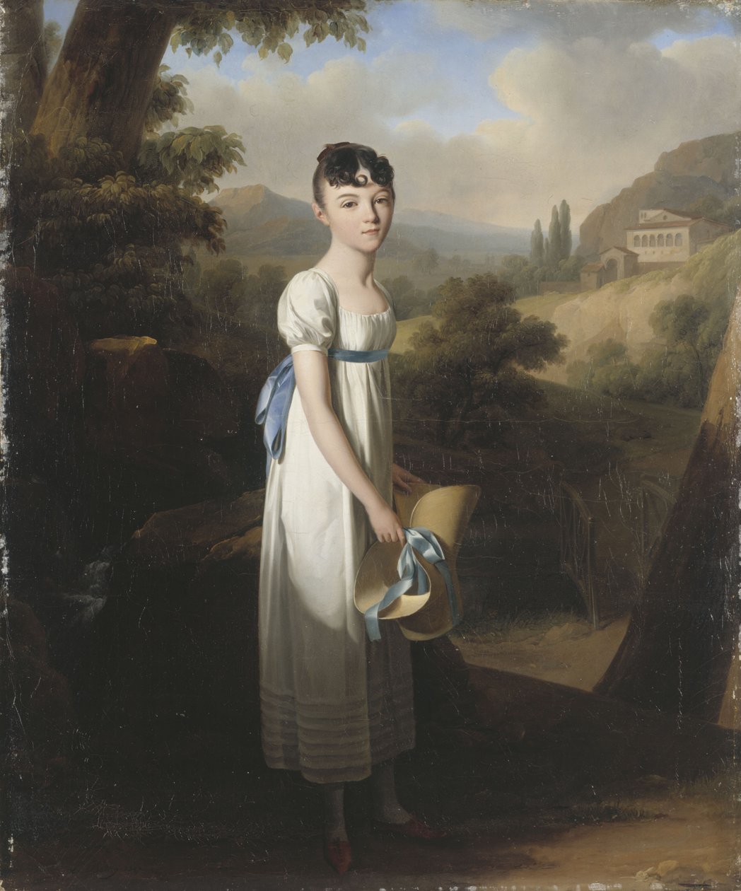 Porträtt av Mademoiselle Athénaïs dAlbenas av Louis Leopold Boilly
