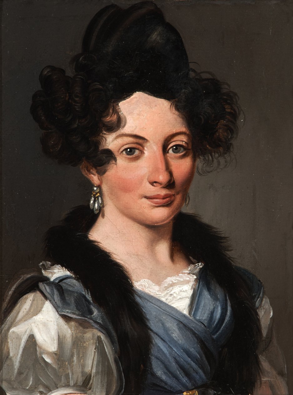 Porträtt av Marie-Marthe Perpétue de Banyuls de Montferré, född de Chavigny av Louis Leopold Boilly