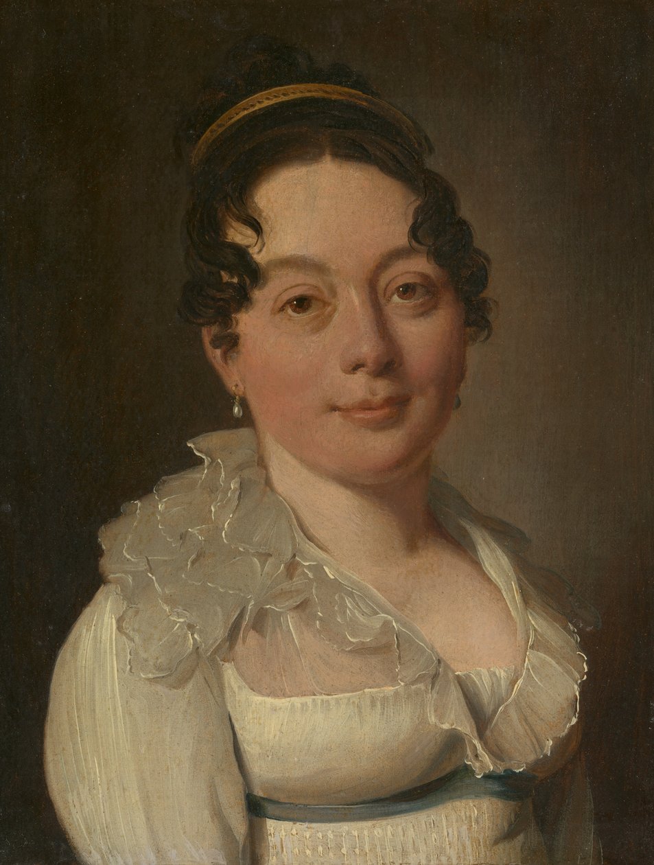 Porträtt av en kvinna. av Louis Leopold Boilly