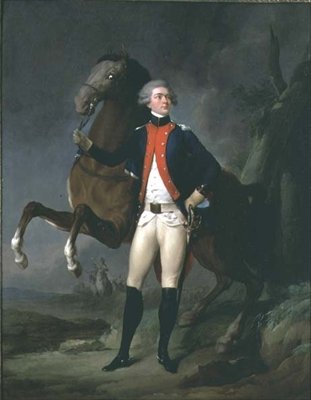 Porträtt av markisen de La Fayette (1757-1834) av Louis Leopold Boilly