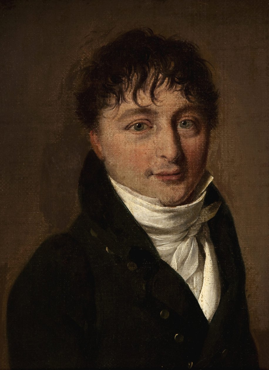 Porträtt av kompositören Charles Gounod 1818-1893 av Louis Leopold Boilly