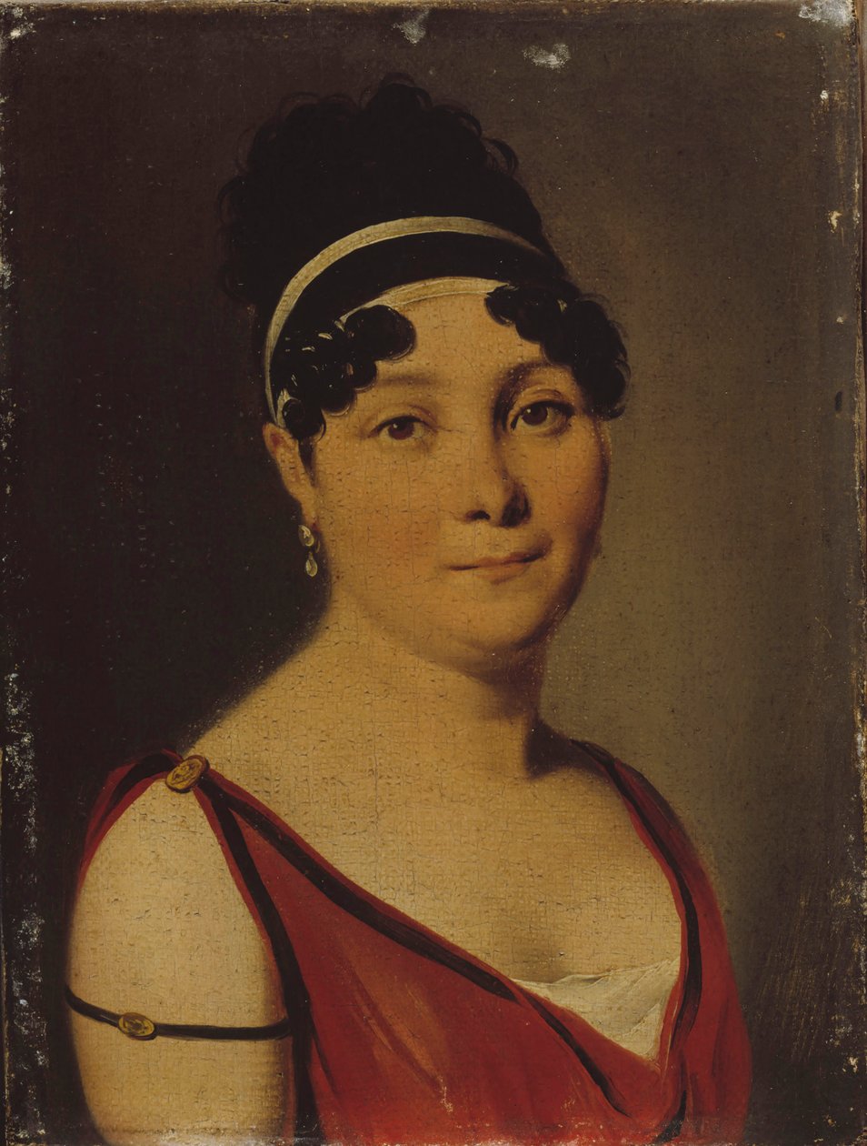 Porträtt av operasångerskan Caroline Branchu 1780-1850, ca. 1810. av Louis Leopold Boilly