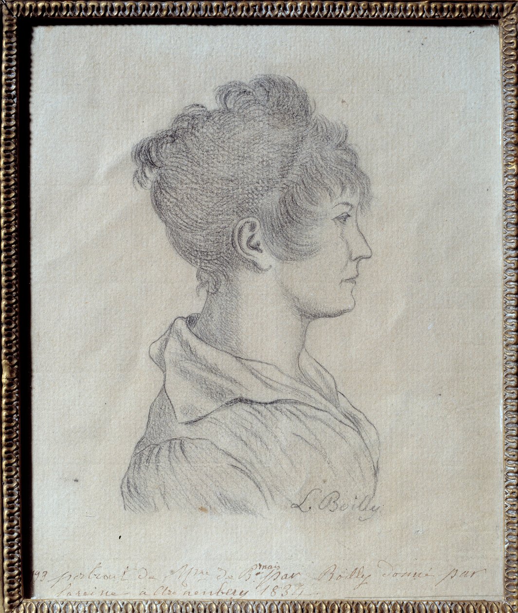 Profil Porträtt av Josephine de Beauharnais (1763-1814) Teckning av Louis Leopold Boilly (1761-1845) 1793 Sön. 0,17x0,21 m Malmaison, slottsmuseum av Louis Leopold Boilly