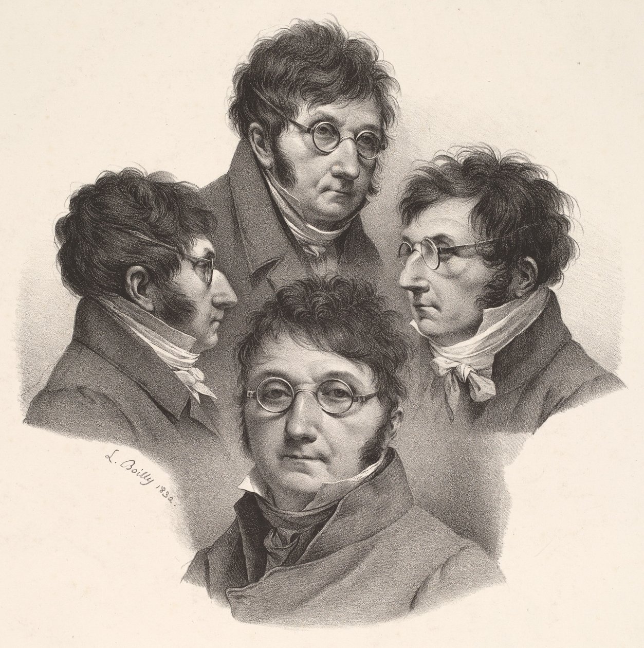 Självporträtt av Louis Leopold Boilly