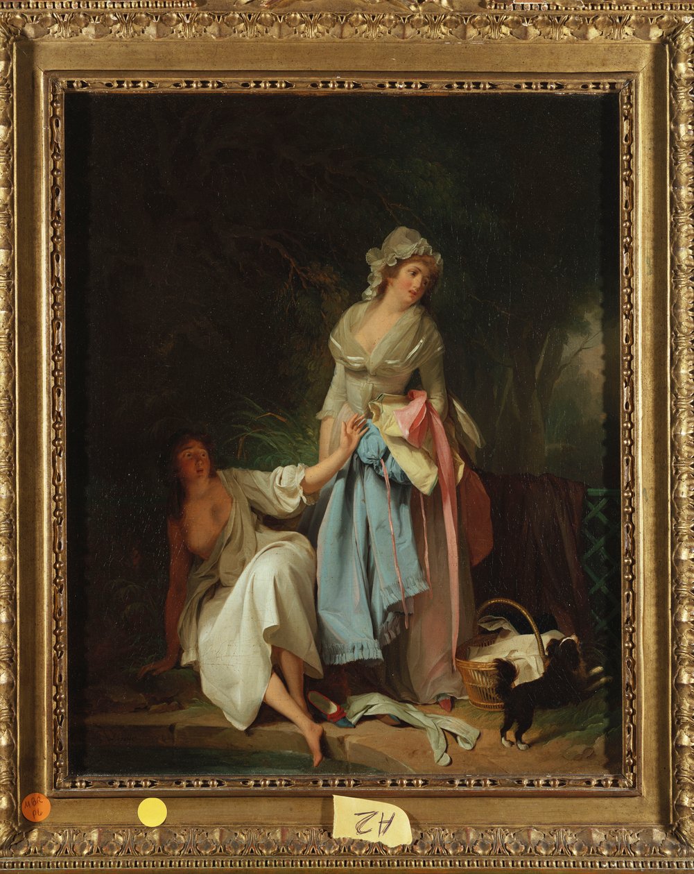Badaren förvånad av Louis Leopold Boilly