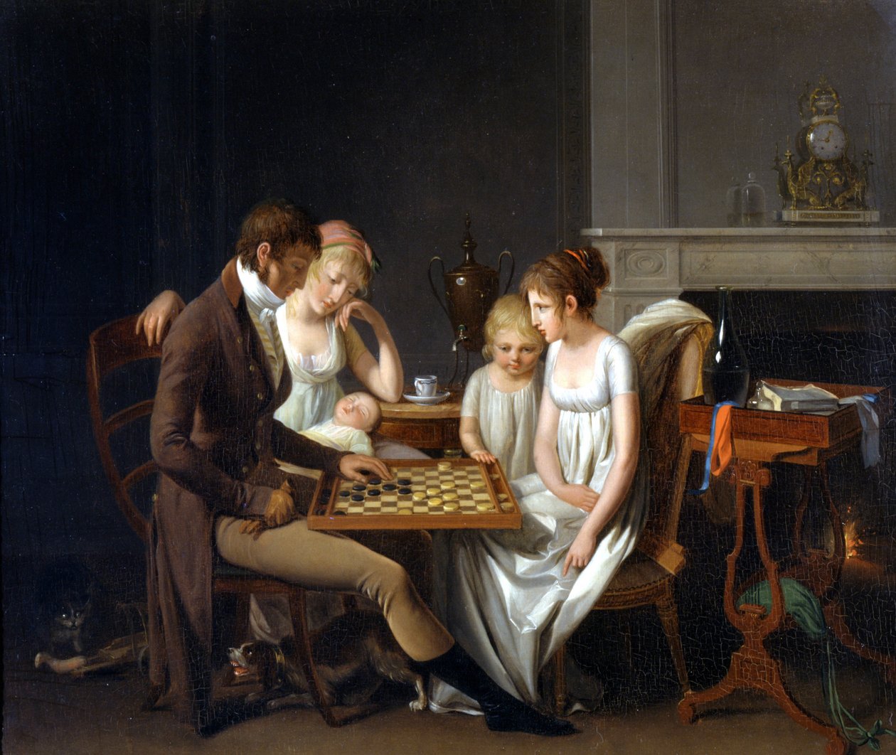 Damernas delmålning av Louis Leopold Boilly av Louis Leopold Boilly