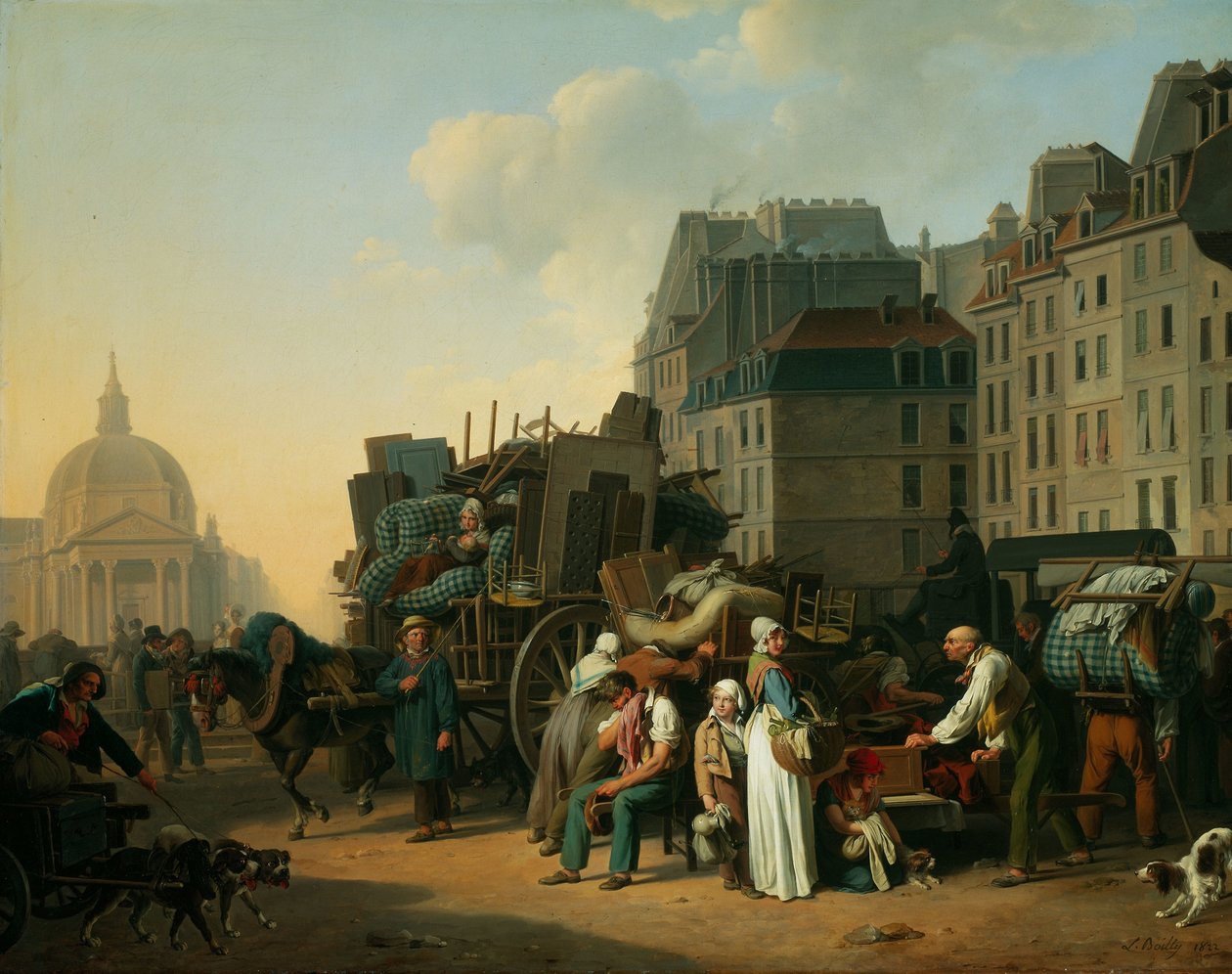 Flytterna av Louis Leopold Boilly