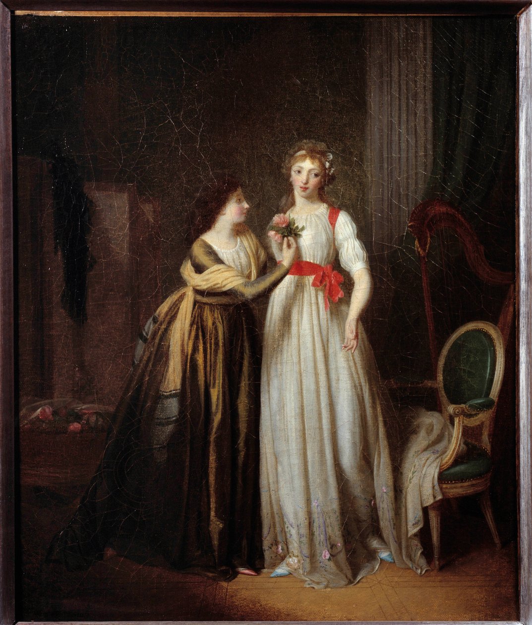 De två vännerna. Målning av Louis Leopold Boilly (1761 - 1845) av Louis Leopold Boilly