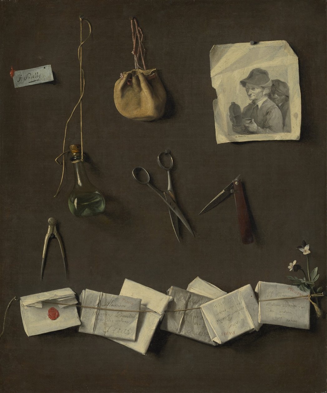 Diverse föremål, c.1785 av Louis Leopold Boilly