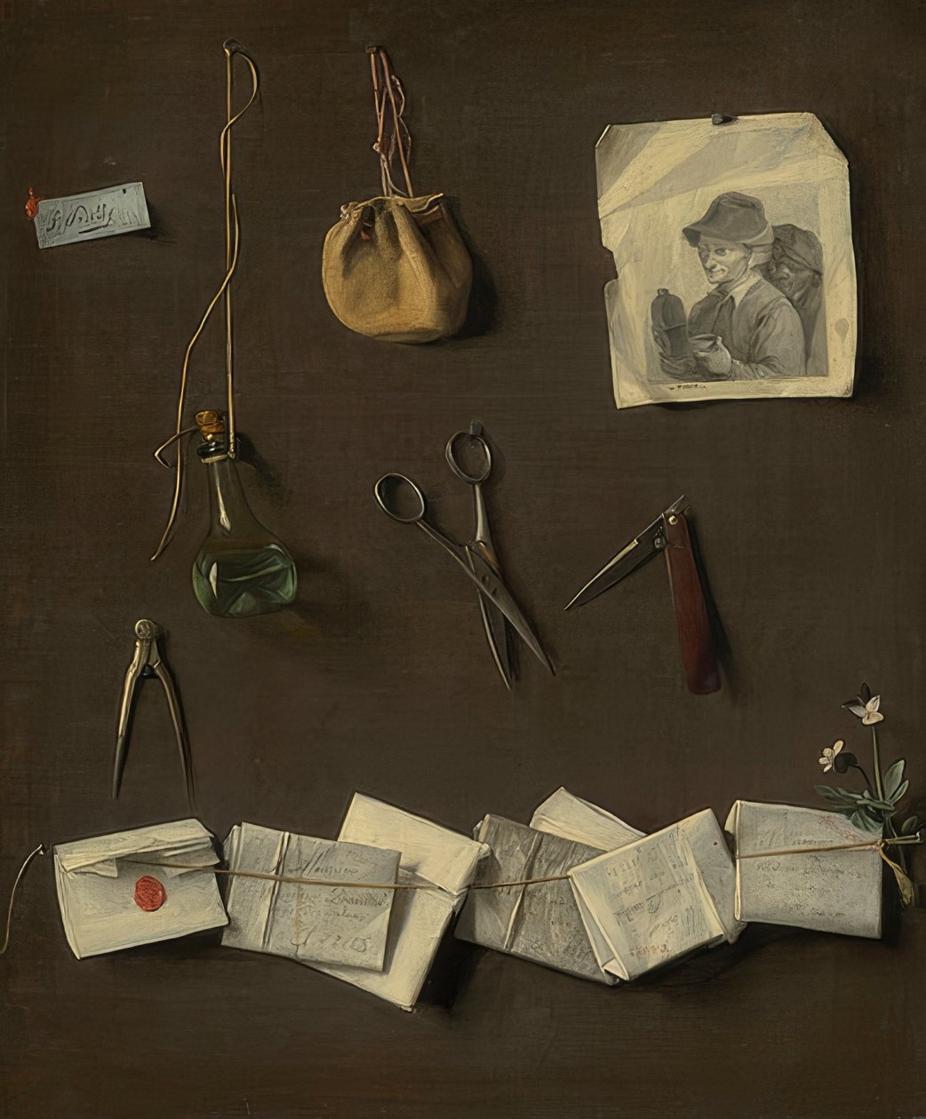 Olika föremål. Omkring 1785 av Louis Leopold Boilly