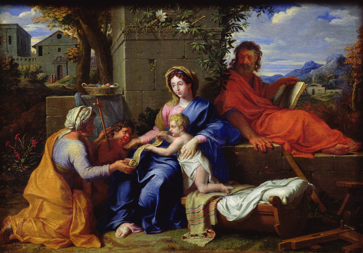 Den heliga familjen av Louis Licherie de Beuron