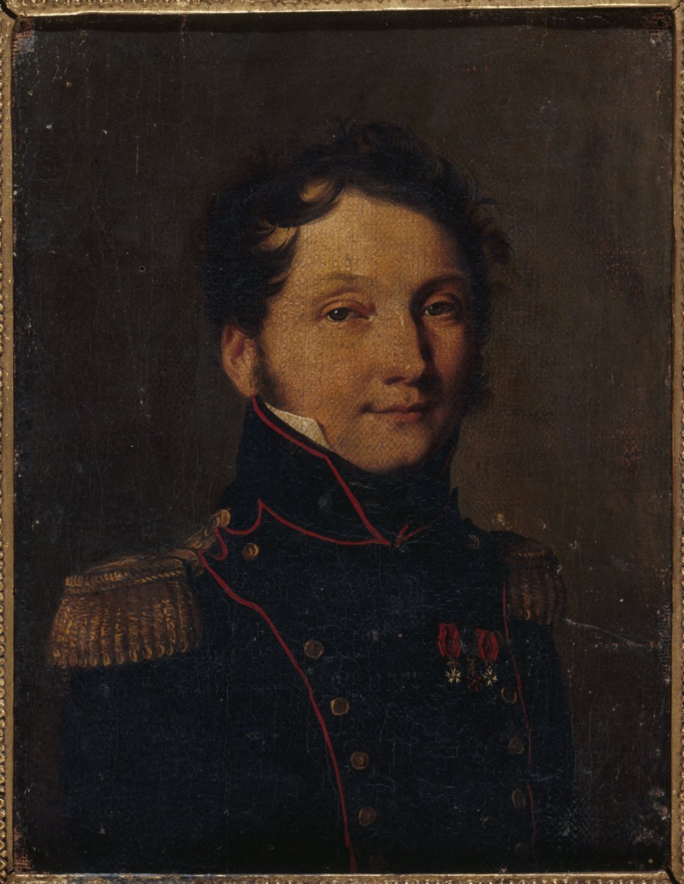Franska: Portrait dit du capitaine Jules Raulin av Louis Leopold Boilly