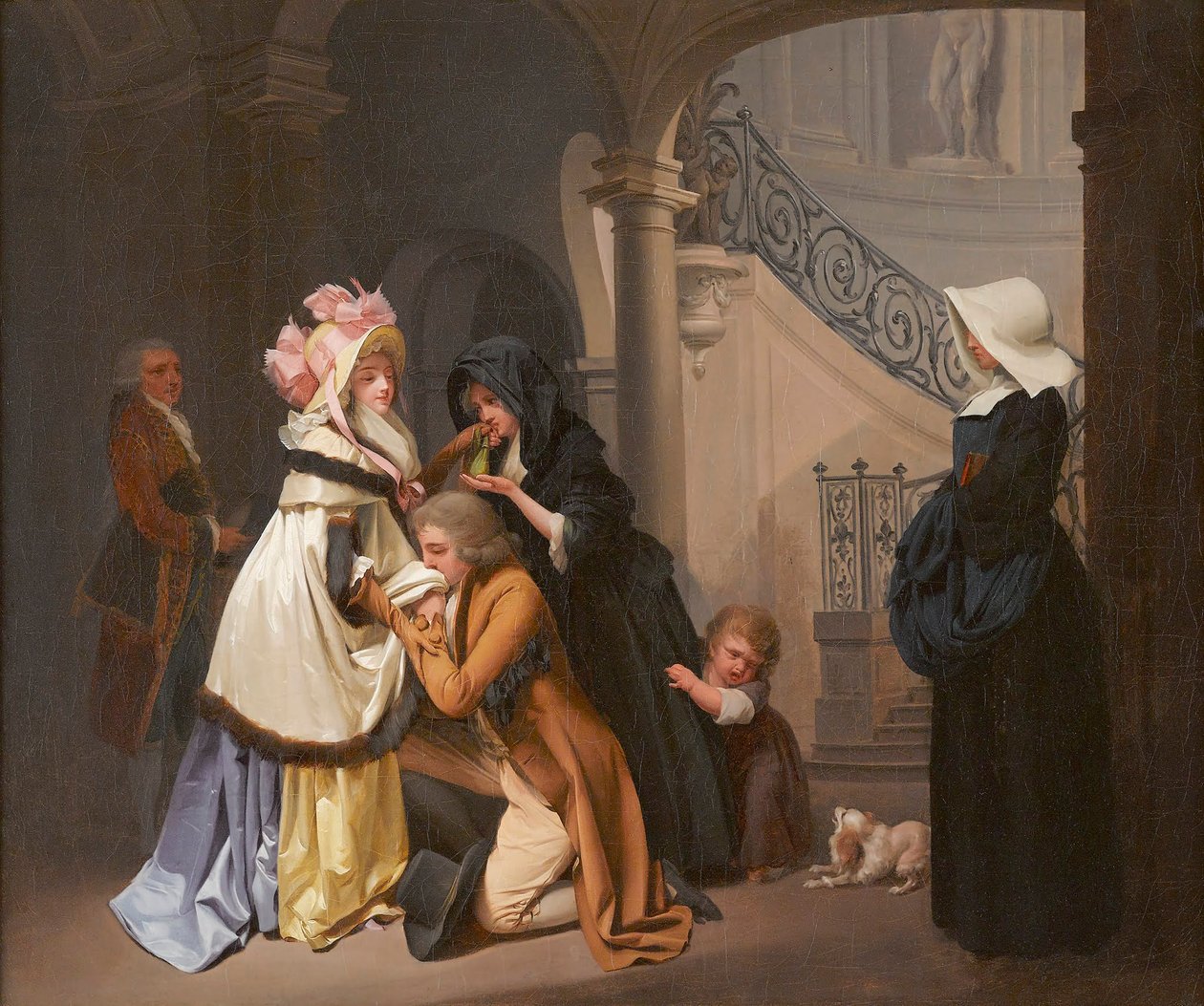 Louis-Léopold Boilly - Erkännande av hjärta av Louis Leopold Boilly