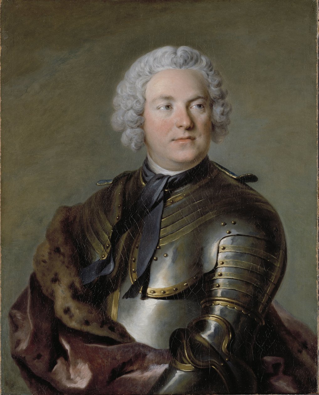 Charles Gustave de Tessin, svensk aristokrat och politiker - Porträtt av Carl Gustaf Tessin (1695-1770), av Tocque, Louis (1696-1772). olja på duk av Louis Tocqué