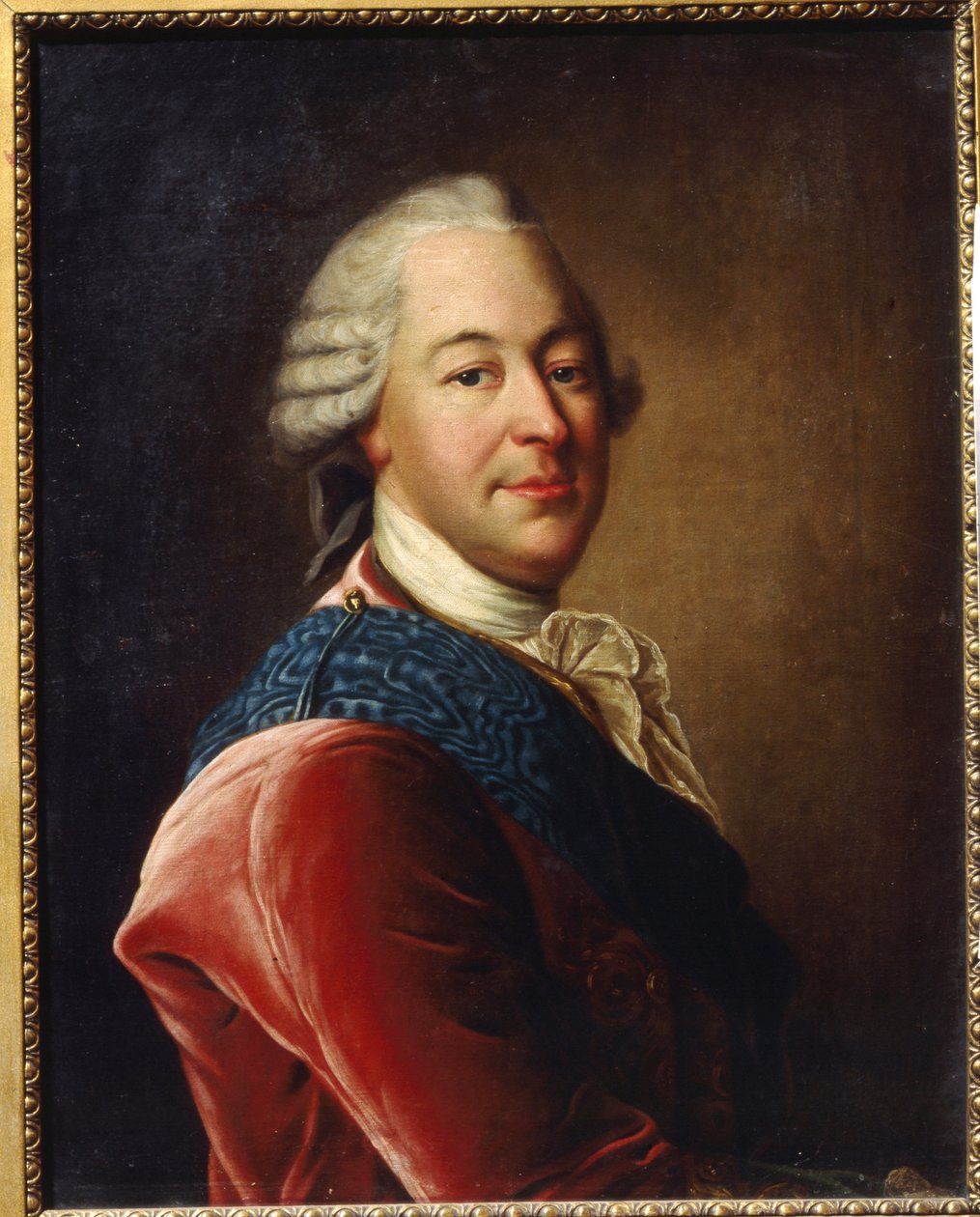 Porträtt av greve Mikhail Illarionovich Vorontsov (1714-1767) (Porträtt av greve M.I.Vorontsov). Målning av Louis Tocque (1696-1772), olja på duk, mitten av 1700-talet. Fransk konst, rokokostonst. Regional Art Museum, Simferopol (Ukraina) av Louis Tocqué