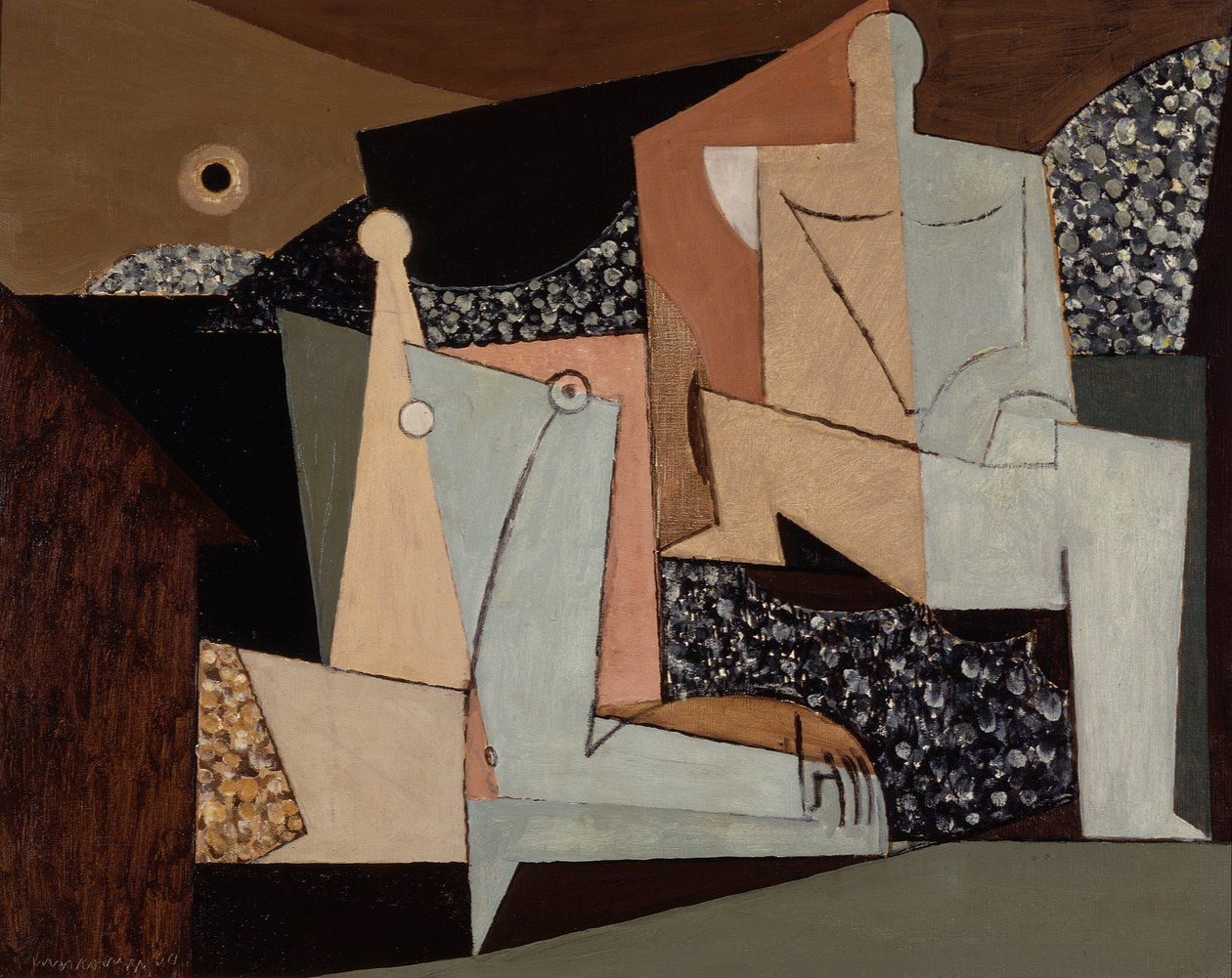 Figurer på en strand av Louis Marcoussis