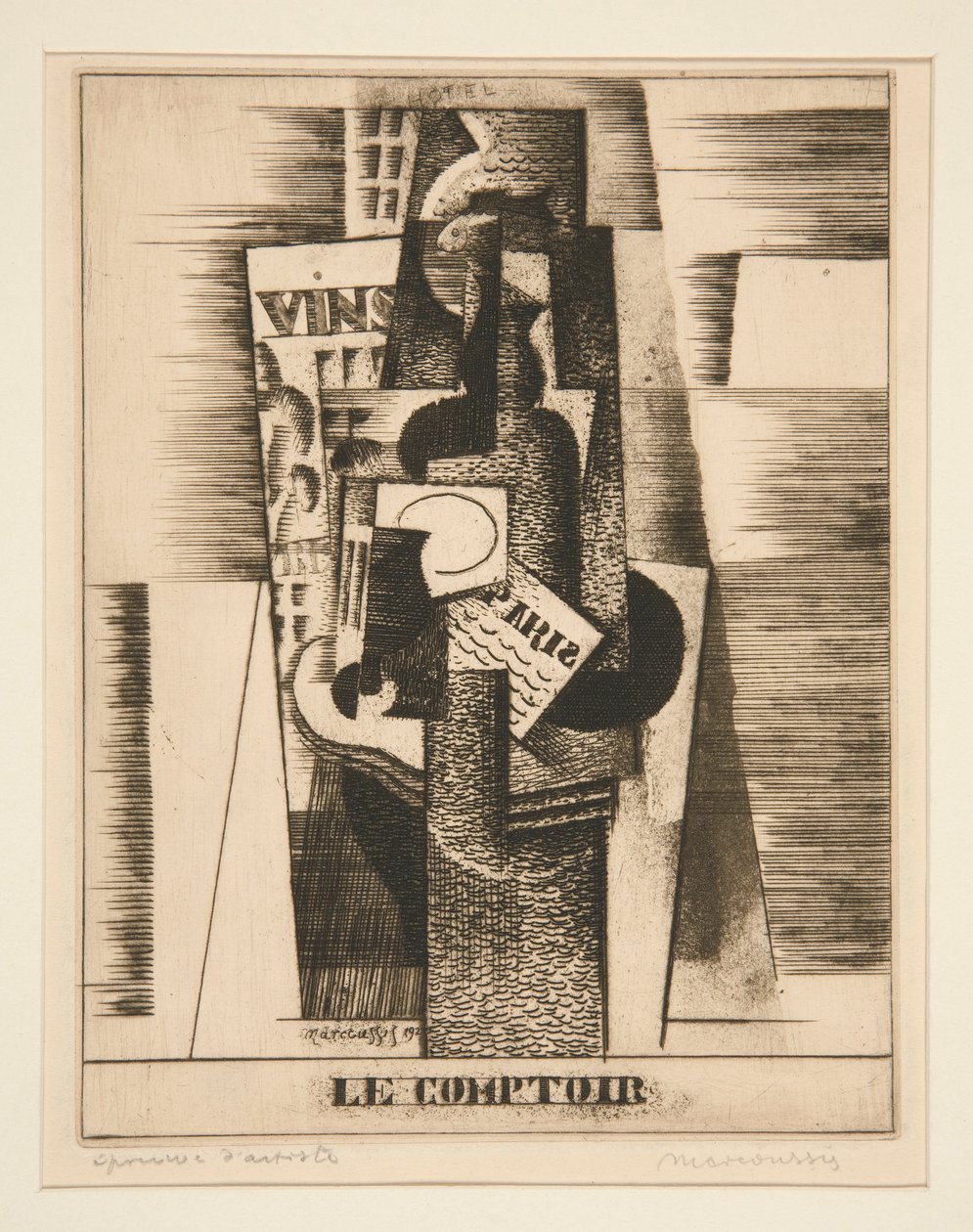 Bänken av Louis Marcoussis