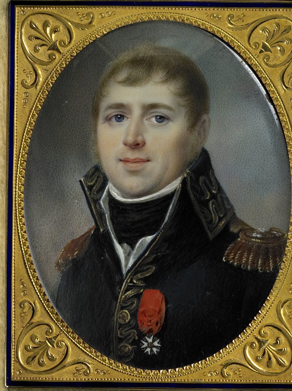 Carel Hendrik Ver Huell (1764-1845), viceamiral för den bataviska flottan och minister för Bataviska republikens flotta, bärandes officerskorset från Hederslegionen, som tilldelades honom 1804 av Louis Marie Sicard