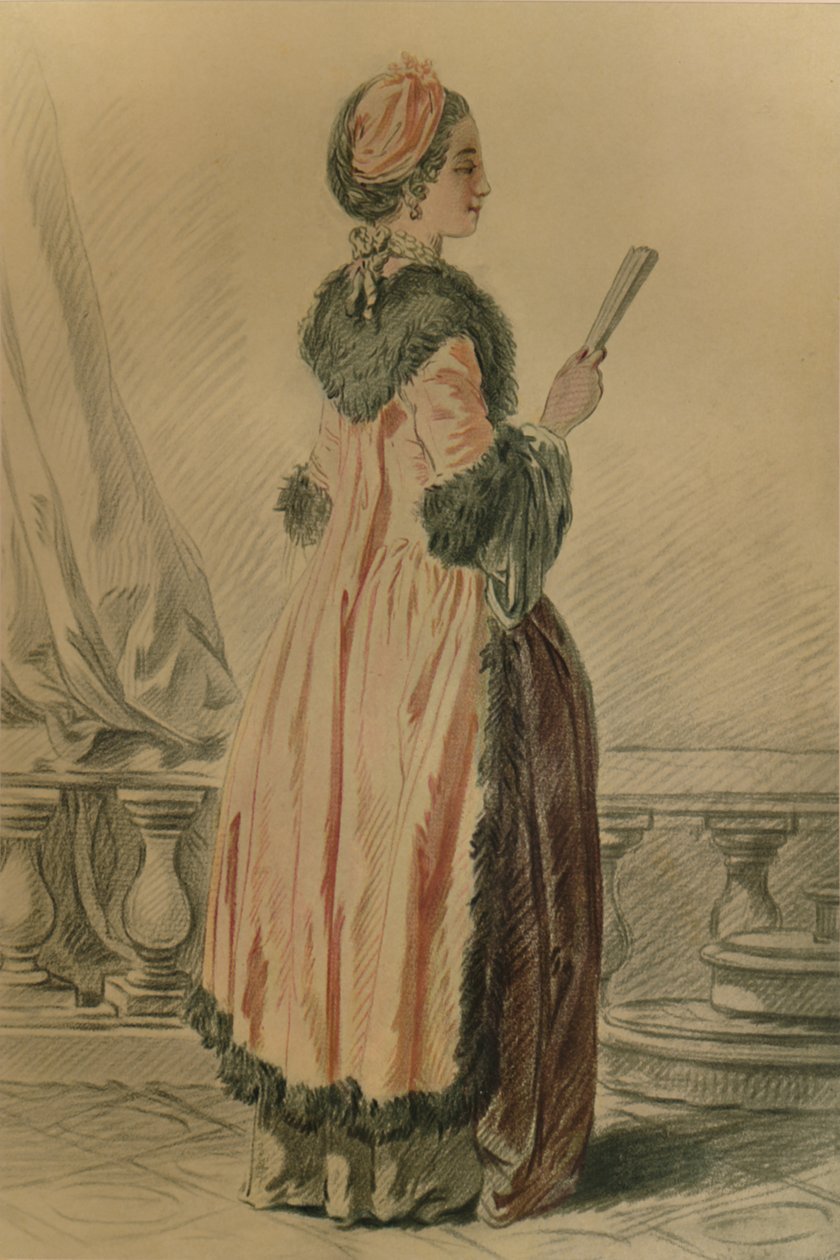 Rysk piga, rysk piga, c1765-1790, 1913 av Louis Marin Bonnet