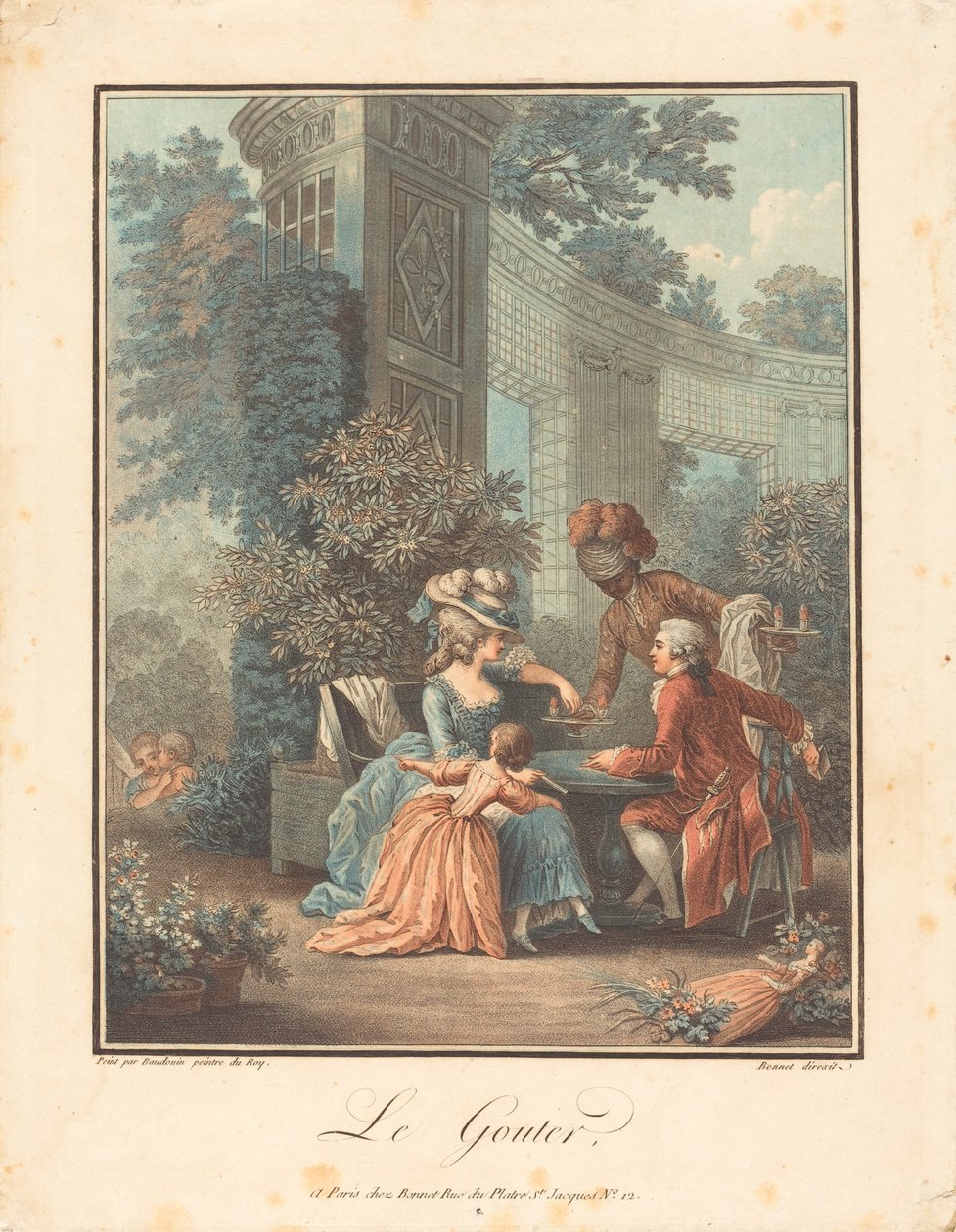 Eftermiddagste. av Louis Marin Bonnet