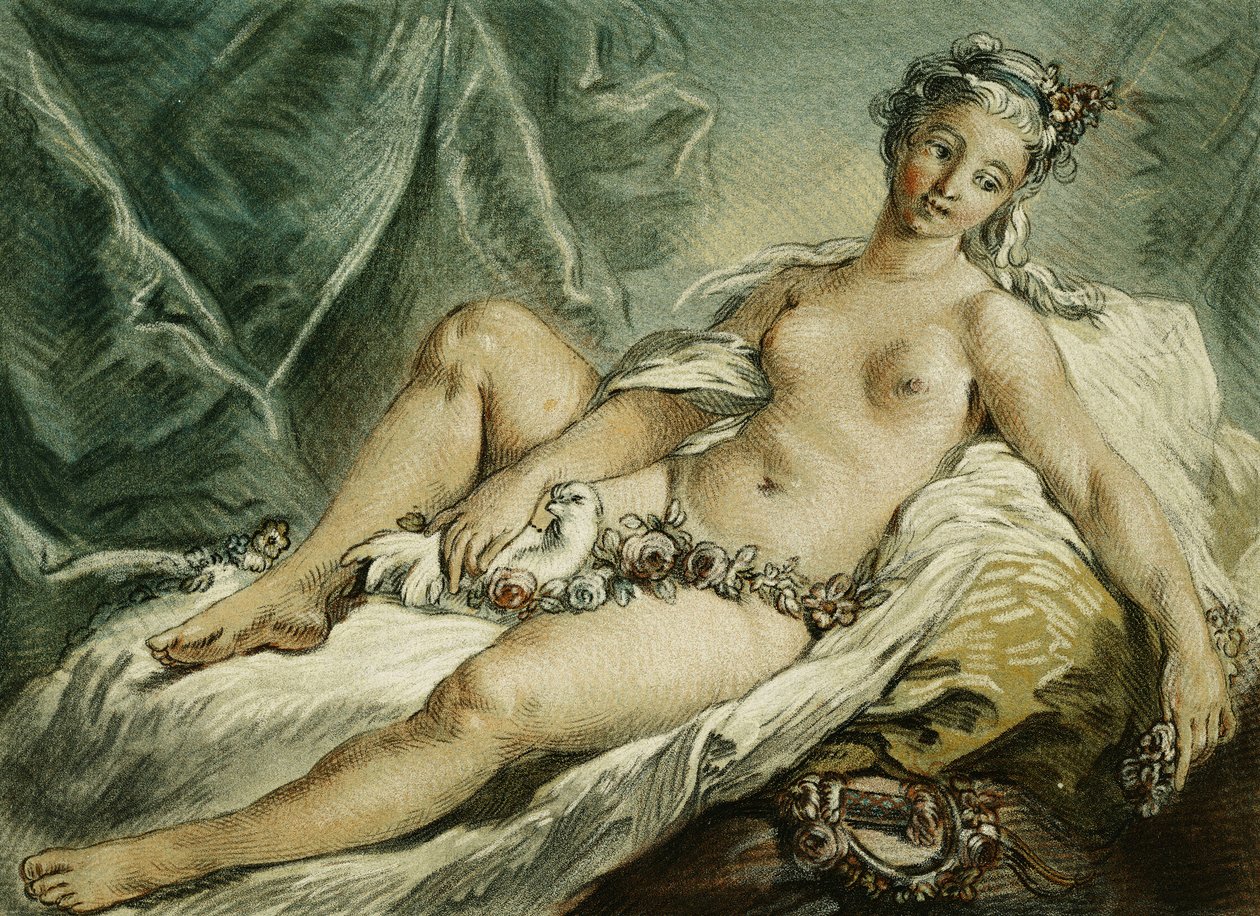 The Awakening of Venus, efter F. Boucher; The Awakening of Venus, efter F. Boucher, 1769 av Louis Marin Bonnet