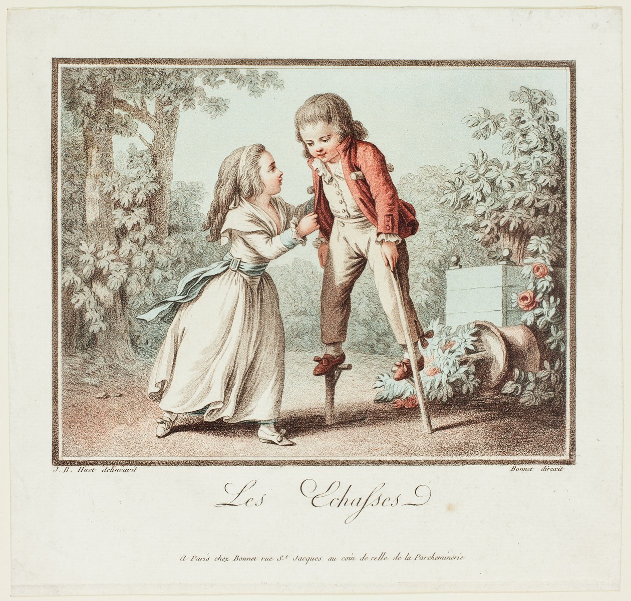 Styltorna av Louis Marin Bonnet