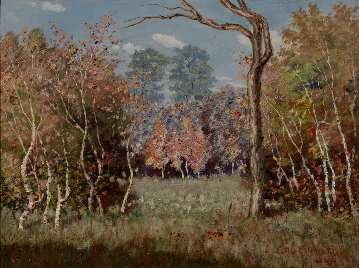 Höstlandskap, 1889. av Louis Michel Eilshemius