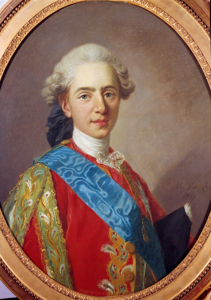 Porträtt av Ludvig XVI, kung av Frankrike sedan hertig av Berry (1754-1793) Målning av Louis Michel van Loo (1707-1771) 1769 Sön. 0,64 x 0,49 m av Louis Michel van Loo