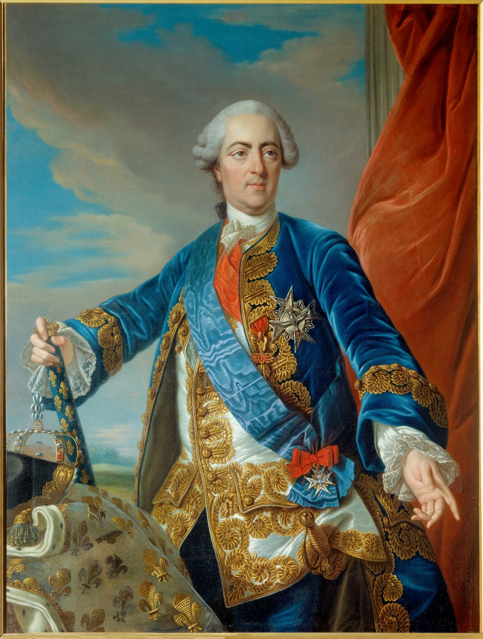 Porträtt av Ludvig XV av Louis Michel van Loo