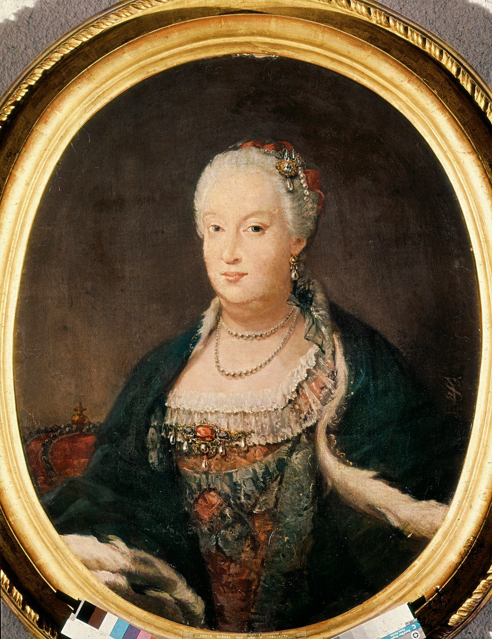 Barbara av Braganza (1711-1758), drottning av Spanien (1746-1758), fru till Ferdinand VI av Louis Michel van Loo