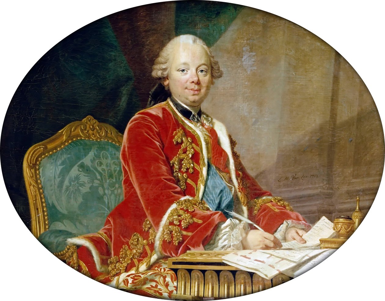 Étienne-François, hertig av Choiseul-Stainville (1719-1785) av Louis Michel van Loo