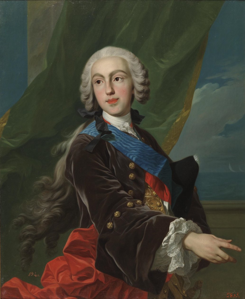 Felipe de Borbón y Farnesio, infante av Spanien och hertig av Parma av Louis Michel van Loo