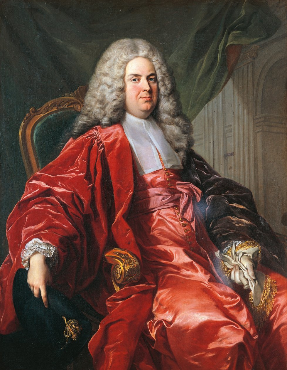 Porträtt av Michel Etienne Turgot (1690-1751), av Lantheuil Michel Van Loo (1707-1771) av Louis Michel van Loo