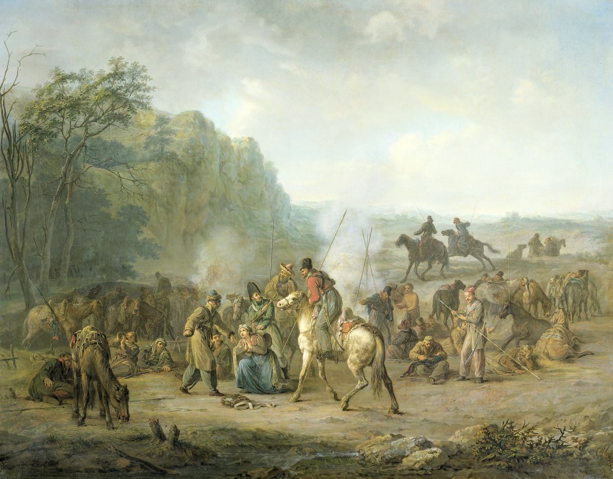 Kosackbivuak av Louis Moritz