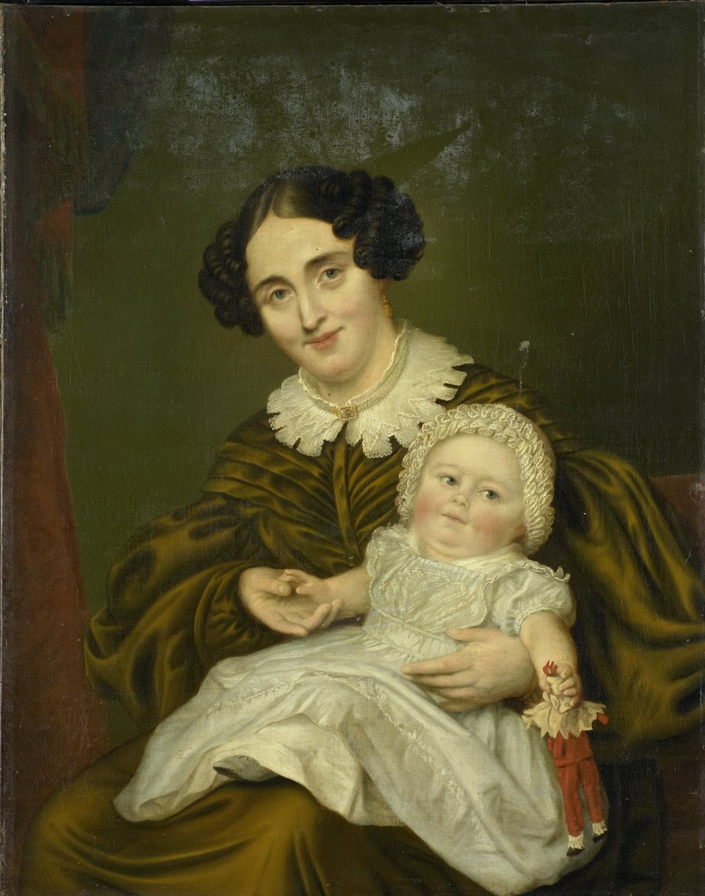 Mrs. Carp och hennes unge Son av Louis Moritz