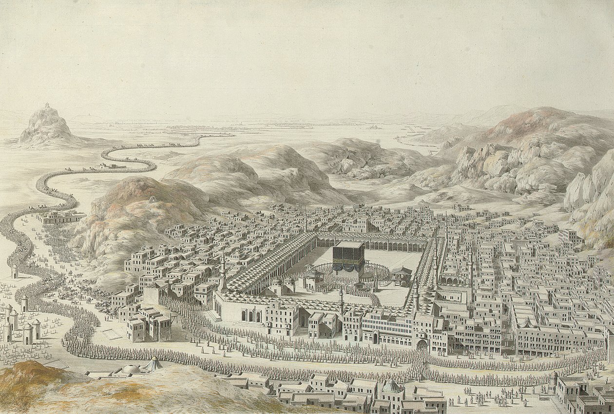 Mecka, 1787 av Louis Nicolas de Lespinasse