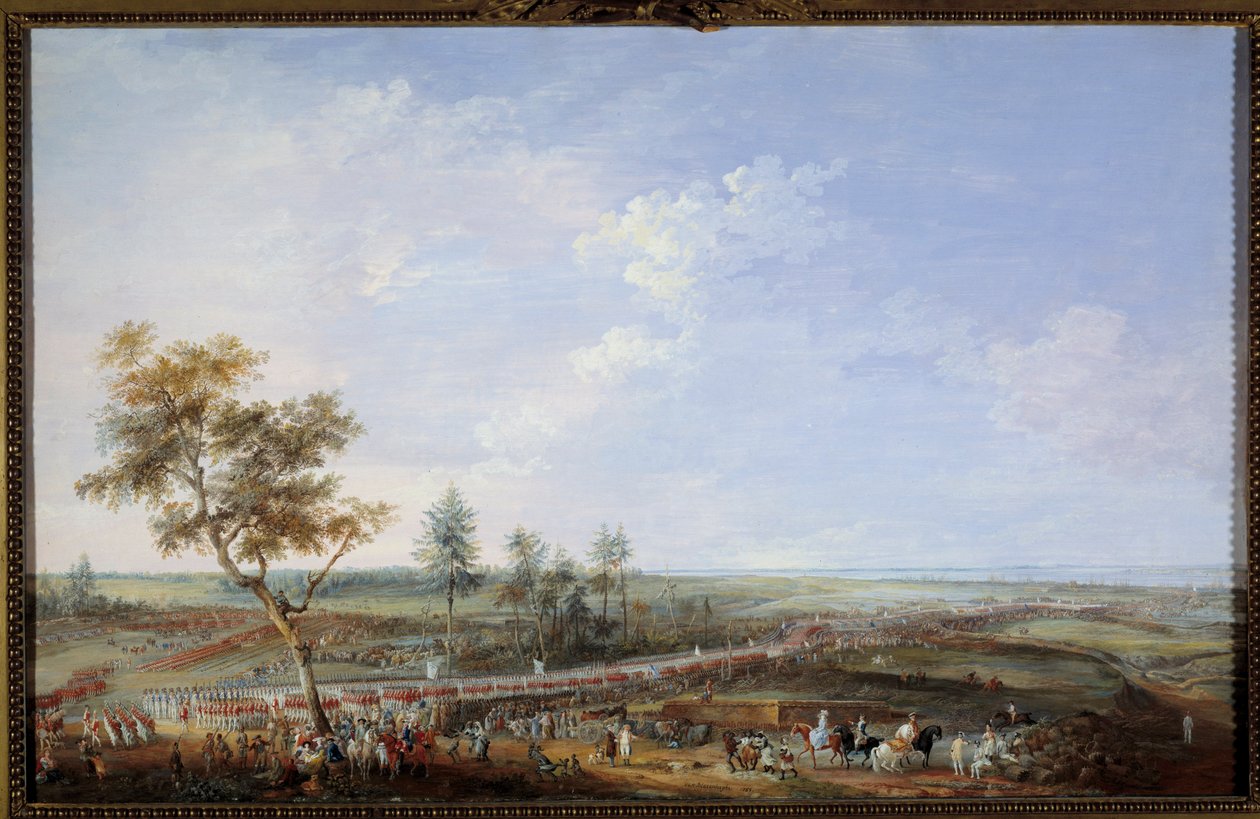 Secessionskrig: "" slaget vid Yorktown av Louis Nicolas van Blarenberghe