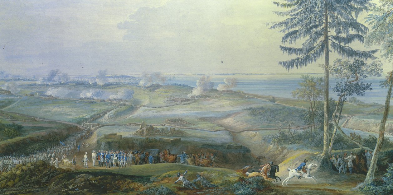 Sätet för yorktown från 6 till 19 oktober av Louis Nicolas van Blarenberghe