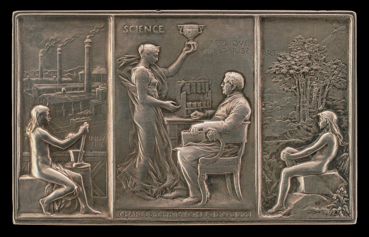 Charles Christofle, 1805-1863, silversmed [framsidan] av Louis Oscar Roty