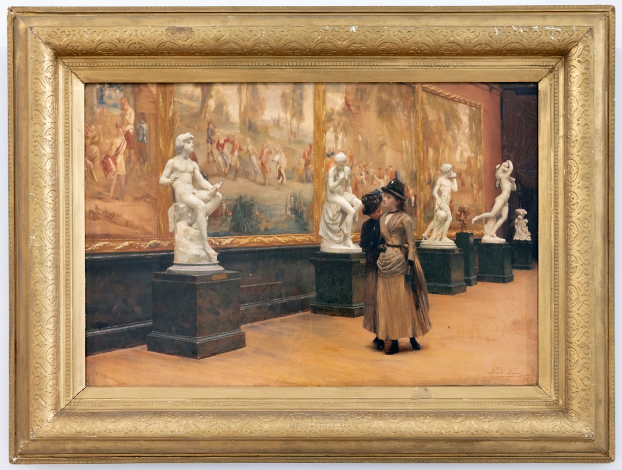 Besök på museet av Louis Pion