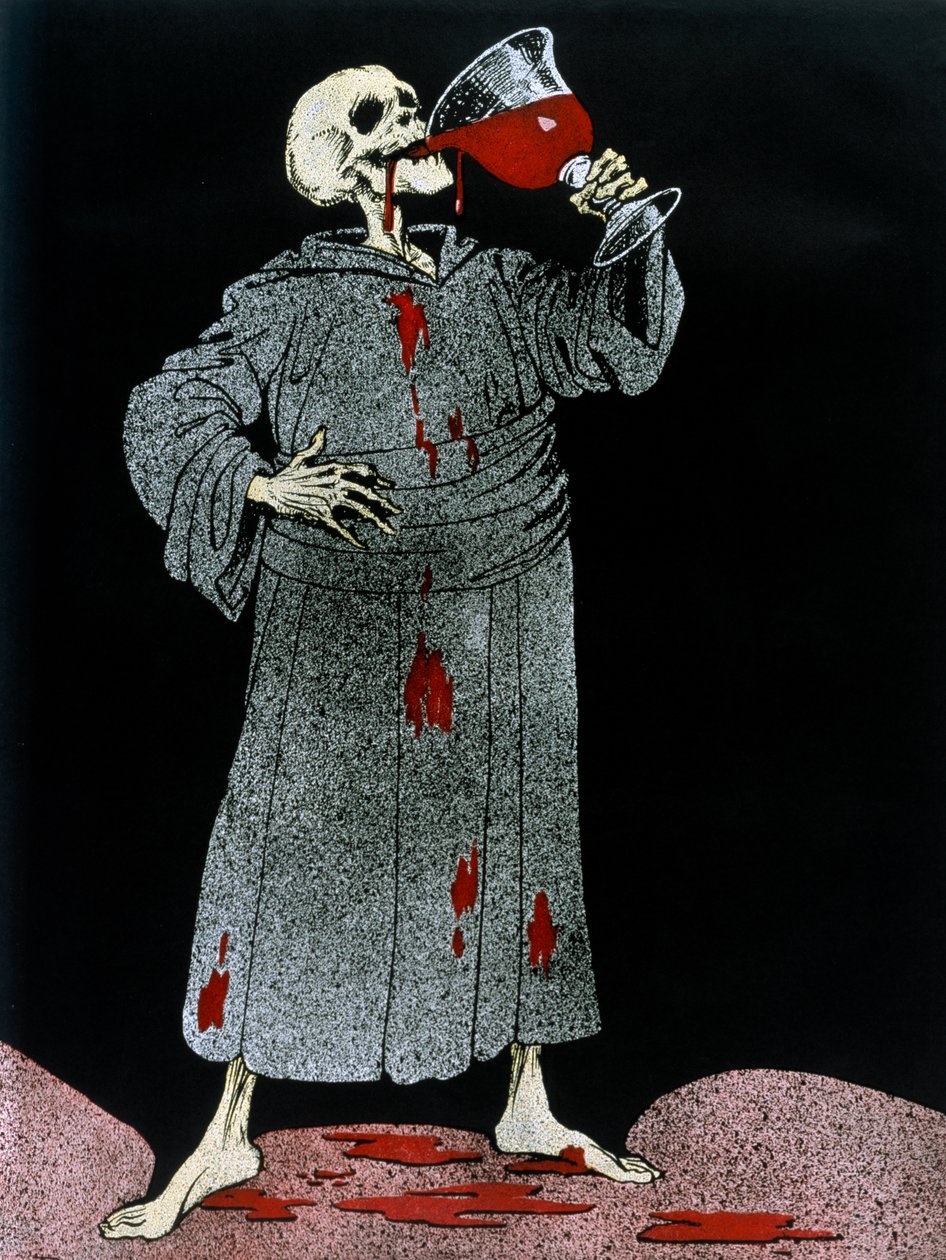 "Till din hälsa, civilisationen!", 1916 av Louis Raemaekers