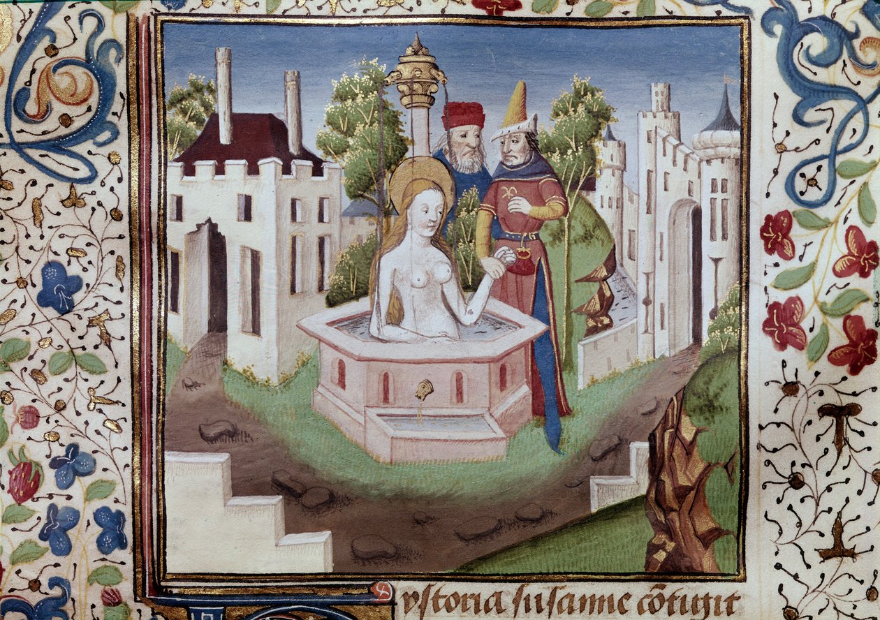 Susanna Badande av Louis Raquier
