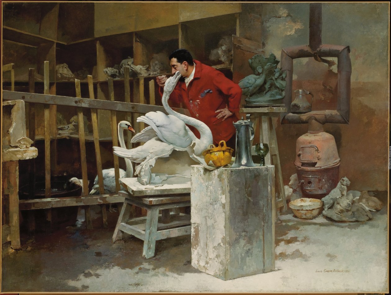 Djurskulptören, 1894 av Louis Robert Carrier Belleuse