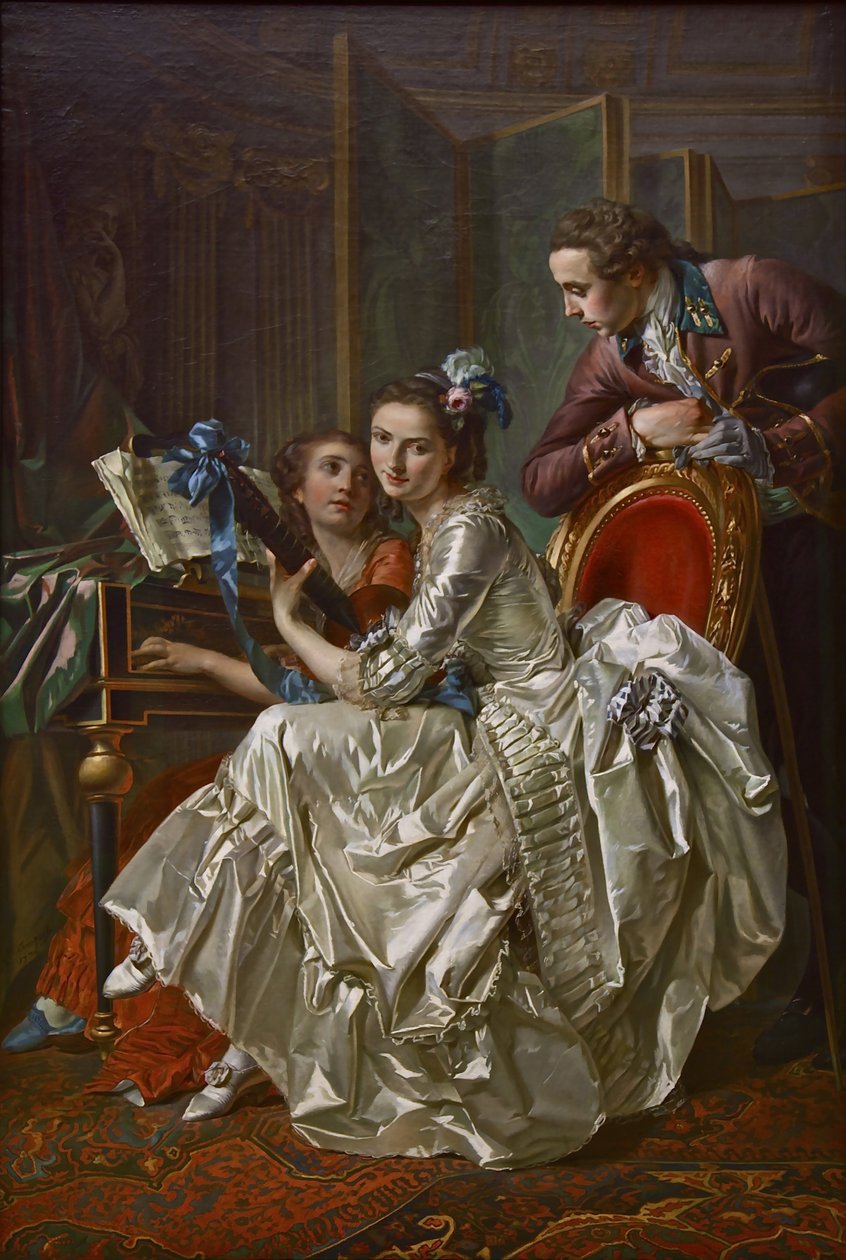 Musikfesten, 1774 av Louis Rolland Trinquesse