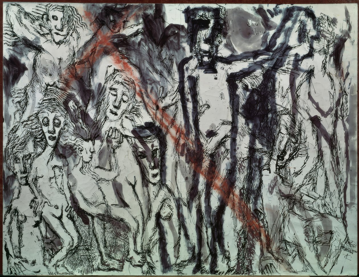 Leiber från mentalsjukhuset av Louis Soutter