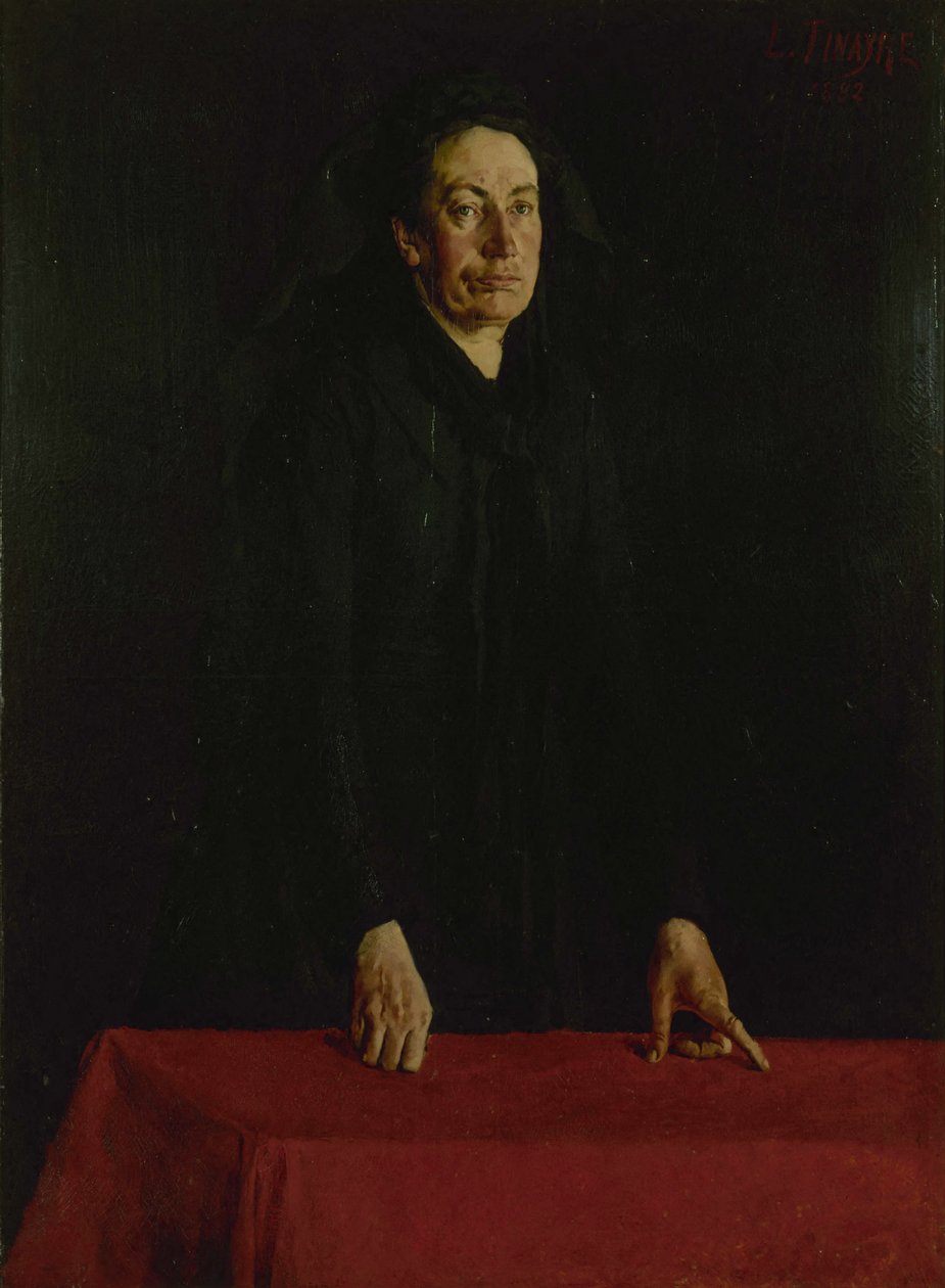 Porträtt av Louise Michel 1830-1905, 1882. av Louis Tinayre