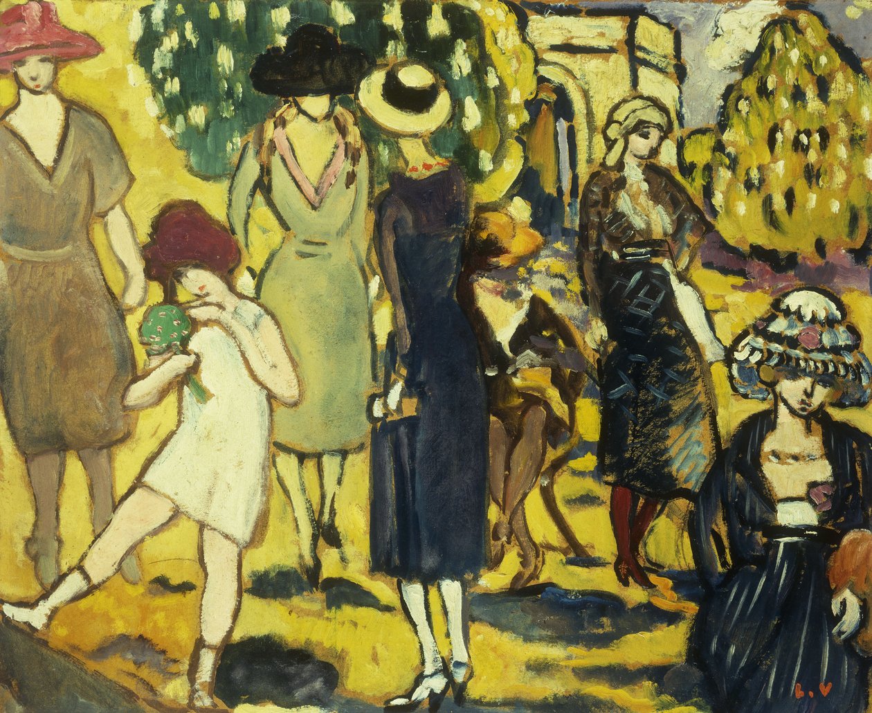 Vandringen till Triumfbågen av Louis Valtat