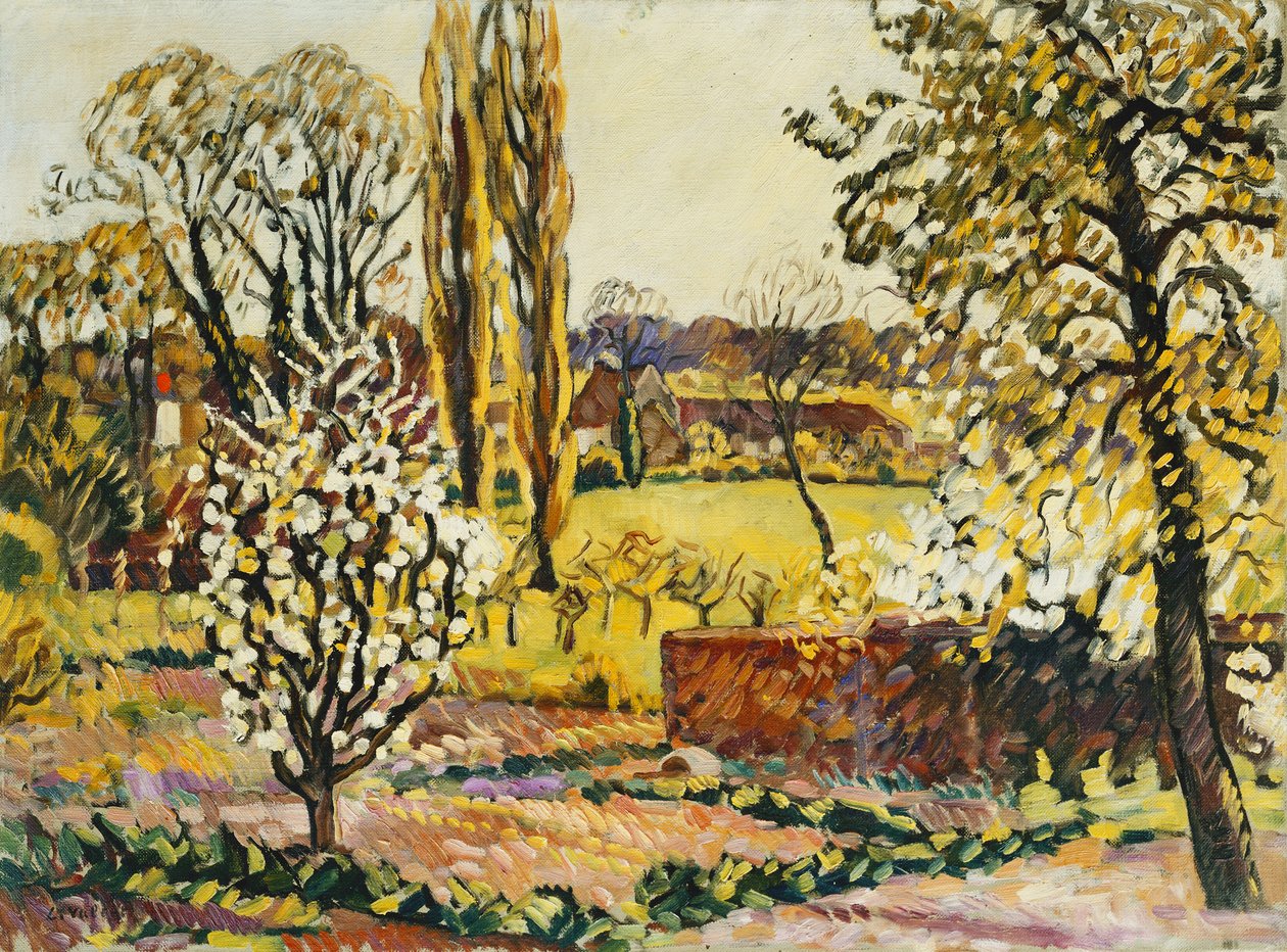 Landskap av Choisel; Landskap av Choisel, ca 1914 (olja på duk) av Louis Valtat