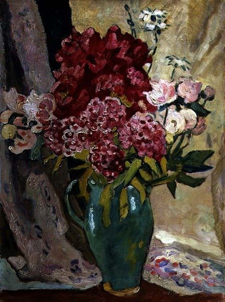 Stor bukett blommor av Louis Valtat